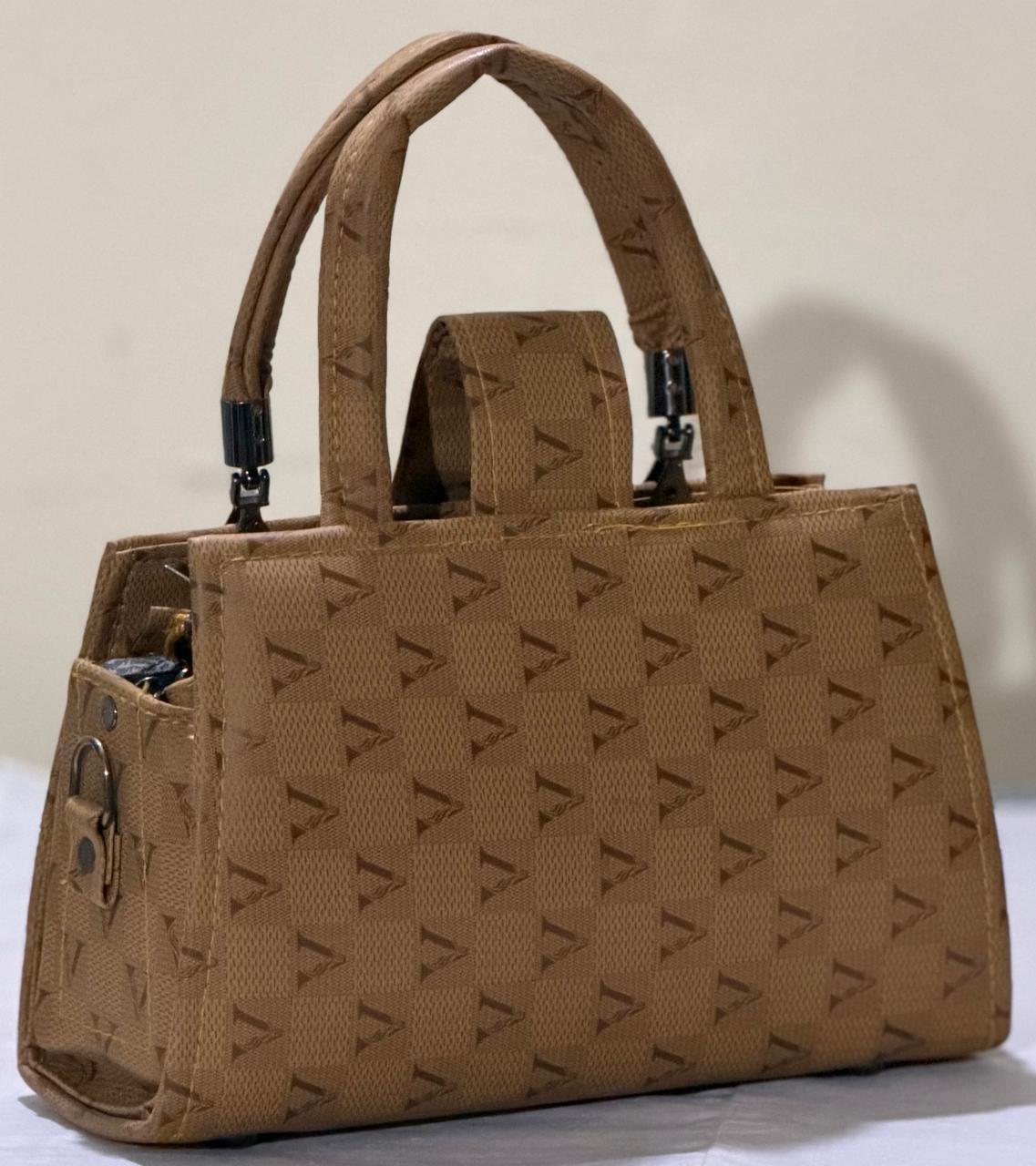 Mini Handle Satchel Bag / Structured Handbag