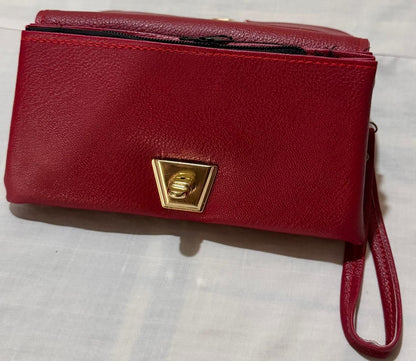 Red Premium Ladies Clutch – Elegant & Stylish
