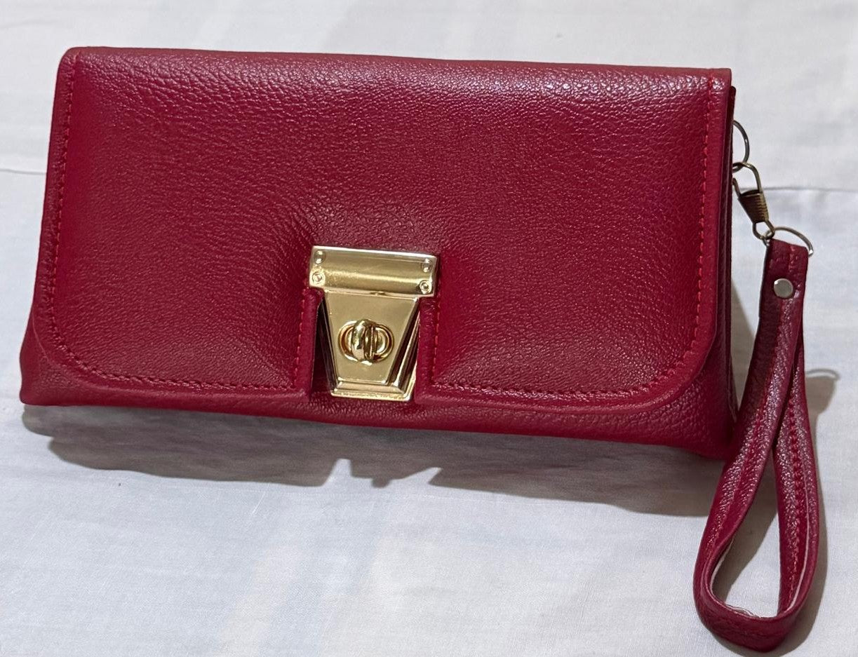Red Premium Ladies Clutch – Elegant & Stylish