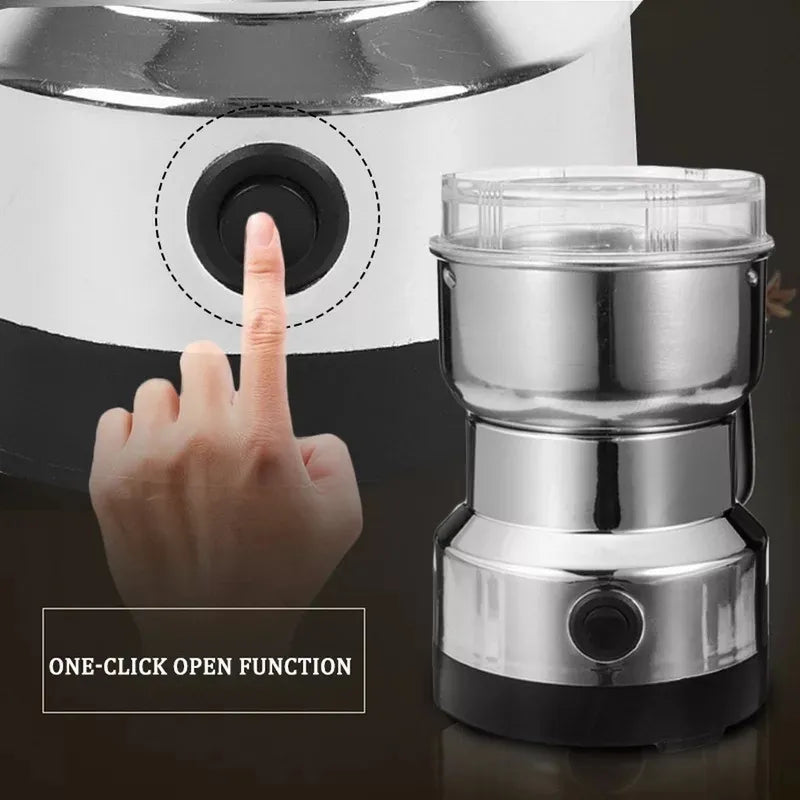 Mini Electric Grinder Stainless Steel Grinder For Coffee beans, Spices, Masala Grinding Machine