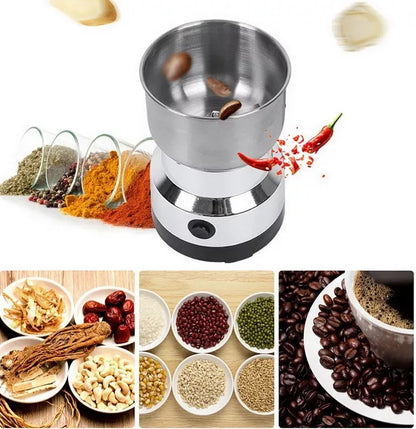 Mini Electric Grinder Stainless Steel Grinder For Coffee beans, Spices, Masala Grinding Machine