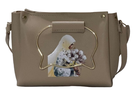 Mini cross body/ floral satchel handbag