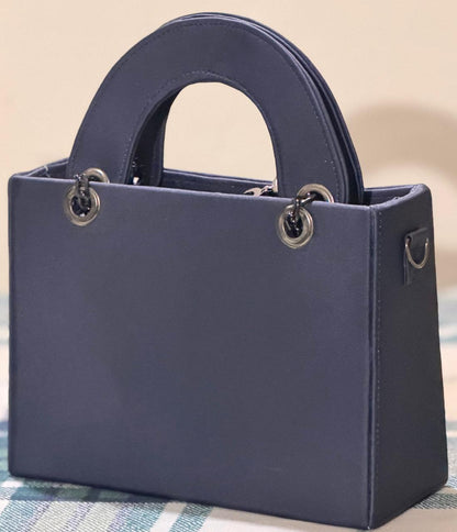 Elegant Printed Top Handle Handbag / Tote Bag